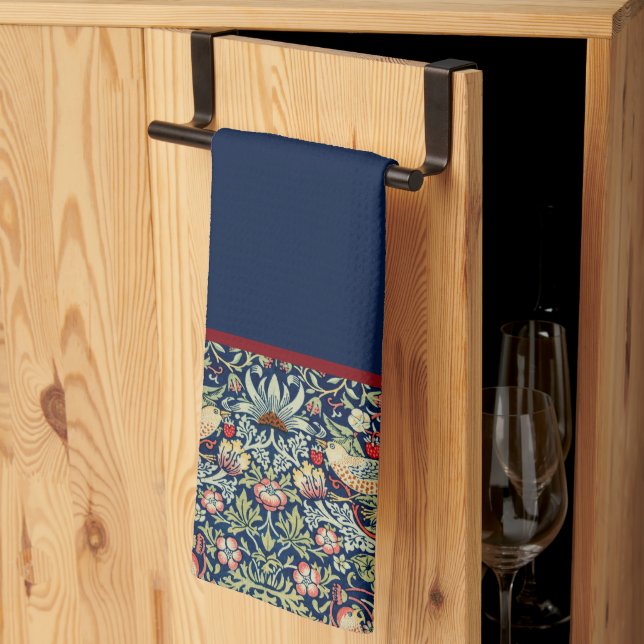 Fraise Thief William Morris Serviette de cuisine (Pliage en tiers)