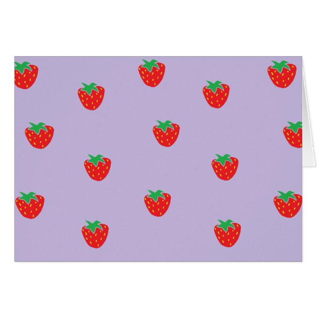 Fraises pourpres (Devant horizontal)