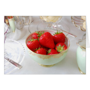 Fraises rouges dans le Vintage Bowl.