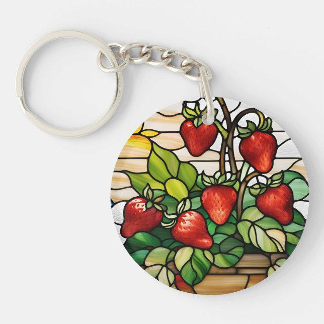 Fraises sur verre tendu (Devant)