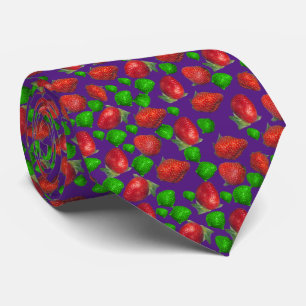 Fraises Vertes Et Rouges, Cravate