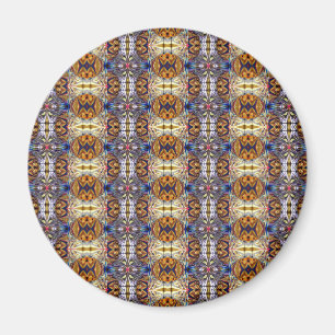 Fraktal in Farbe Magnet