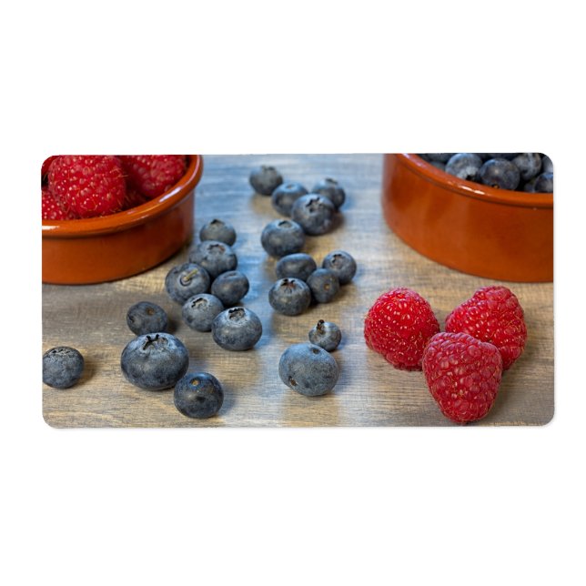 Framboises et bleuets (Devant)
