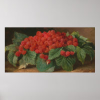 Framboises - Lilly Martin Spencer Poster d'Art