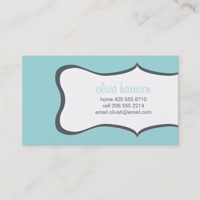 frame calling card (Front)