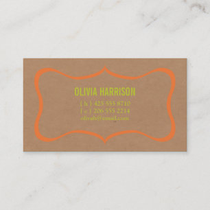frame kraft calling card