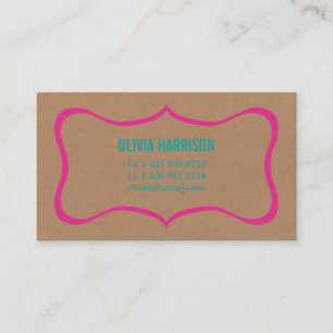 frame kraft calling card