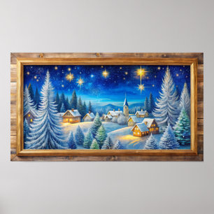 Frame tv design poster