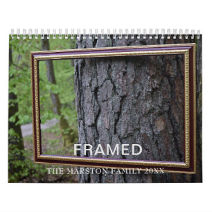FRAMED 12-month Calendar