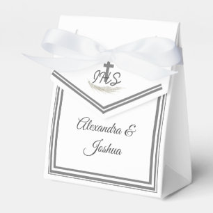 Framed Catholic Bible Verse Wedding  Favor Box