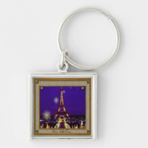 Framed Eiffel Tower Keychain