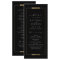 Framed Elegance Black Simple Modern Classy Wedding