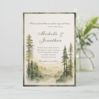 Framed Evergreen Forest Christian Bible Wedding