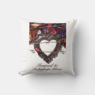 Framed & Fabulous Alone T-Shirt Throw Pillow