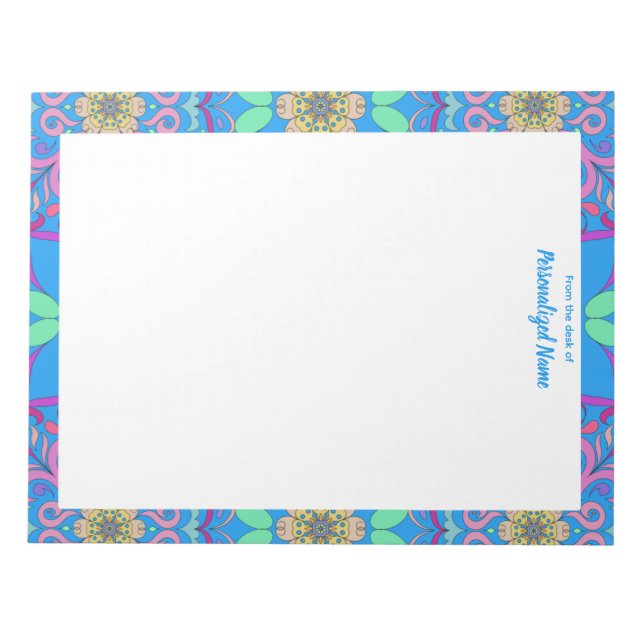 Framed Fiesta Unlined  Notepad (Front)