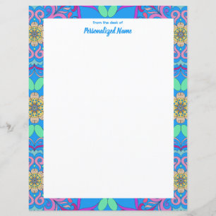 Framed Fiesta Unlined Paper Sheet