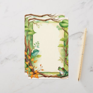 Framed Frogs 1 Stationery
