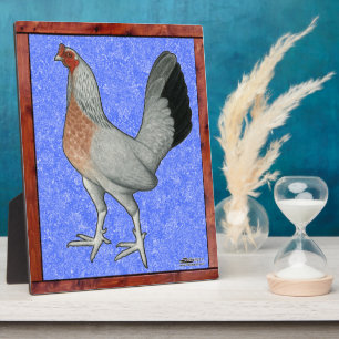 Framed Game Hen Plaque
