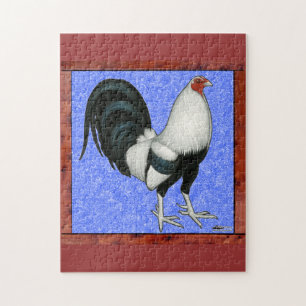 Framed Gamecock Jigsaw Puzzle