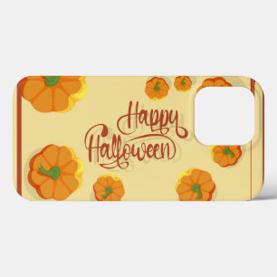 Framed greeting card Happy Halloween typography iPhone 13 Pro Case
