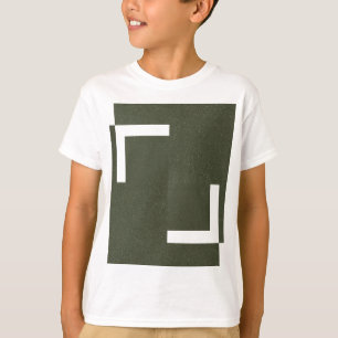 Framed Moss Green Kids Tee