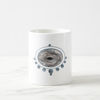 Framed Northern Grey Whale Eye Coffee Mug
