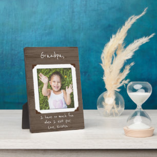 Framed Photo Plaque for Grandma / Grandpa
