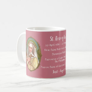 Framed Portrait of St. Rose of Lima (M 024b) Coffee Mug