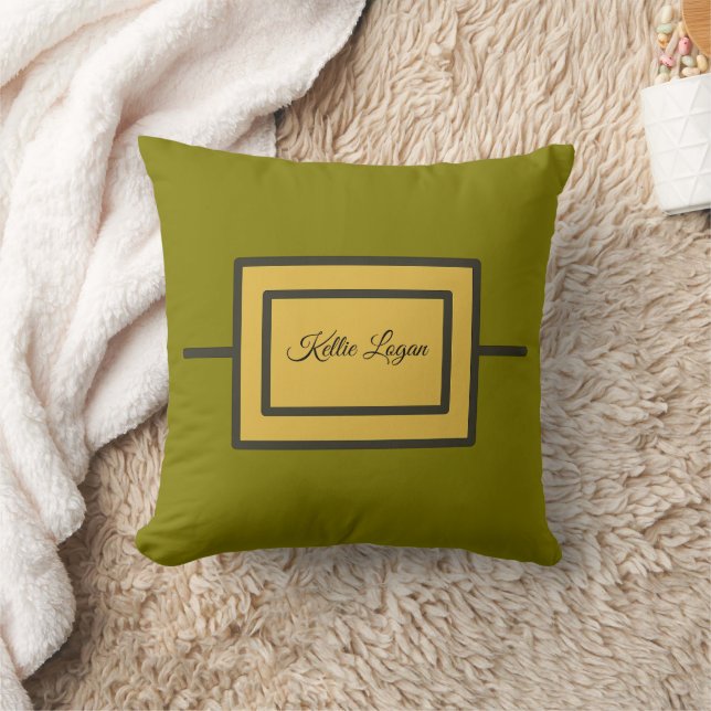 Framed Rectangle Throw Pillow (Blanket)