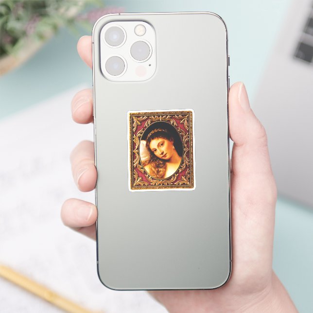 Framed Renaissance Art: Venus Urbino by Titian (Phone)