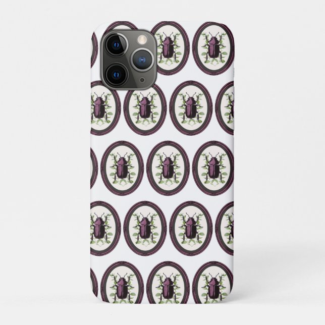 Framed Stag Beetle Case-Mate iPhone Case (Back)