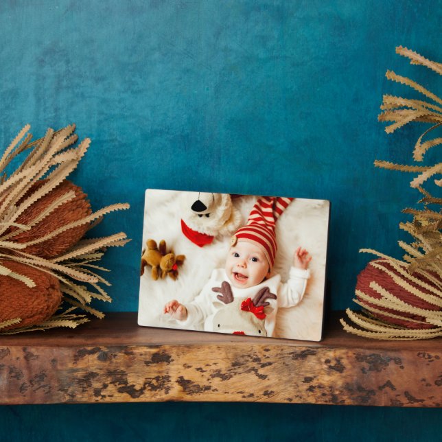 Frameless Photo Tabletop Easel Back Plaque (Side)