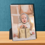 Frameless Photo Tabletop Easel Back Plaque<br><div class="desc">Tabletop plaque with a built-in easel features your favourite photo put directly on the hardboard panel for a stunningly crisp image with an easy wipe clean surface. Great as a gift or to display your favourite photo in your home. TIP: If using square plaque, crop your photo to square BEFORE...</div>
