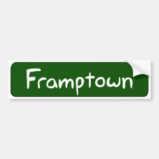 Framptown Bumper Sticker