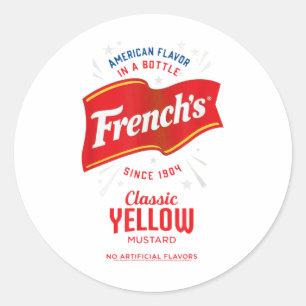 Français Clic Mustard Jaune Étiquette Costume de n