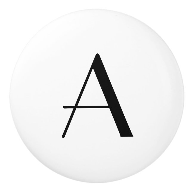 Français en céramique de bouton de lettre (Devant)