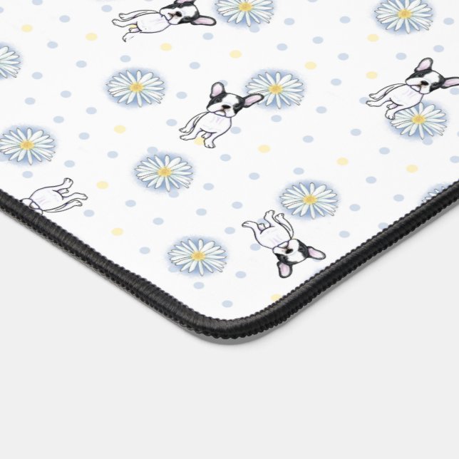Français et marguerites Art Desk Mat (Coin)
