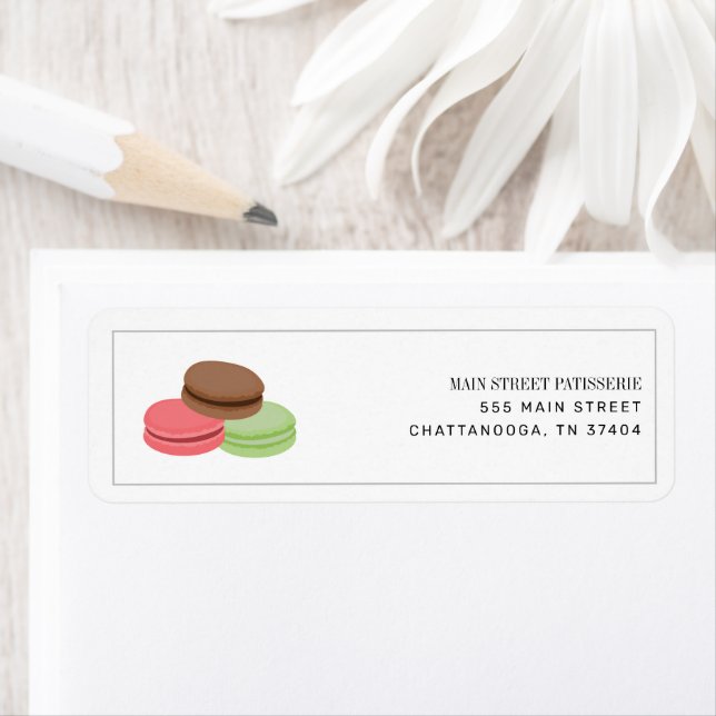 Français Macarons boulangerie pâtisserie (En situation)