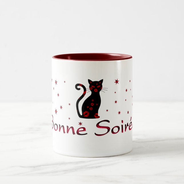 Français : Mug de café Bonne Soiree (Centre)