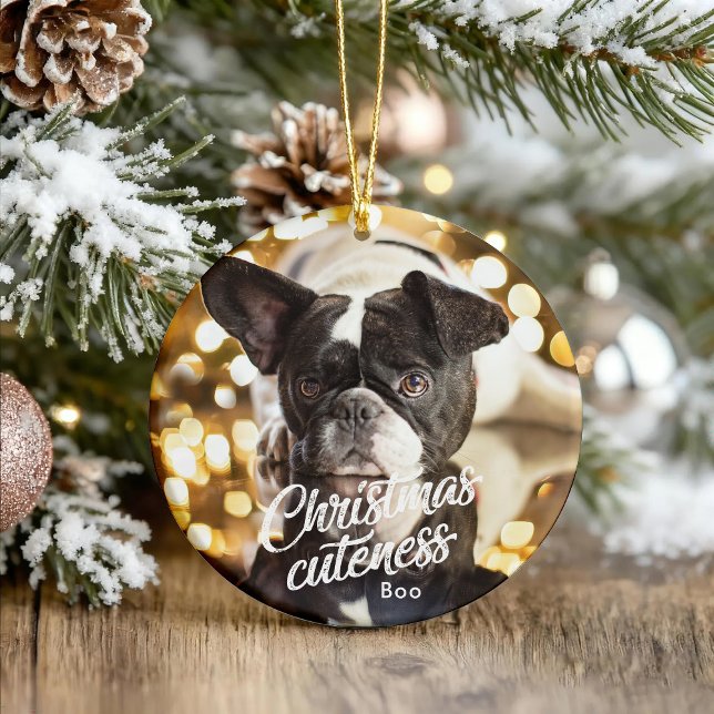 Français Noël Cuteness Mignonne Ornement de vacanc (Créateur téléchargé)