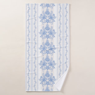 français, shabby chic, vintage, bleu pâle, blanc, 