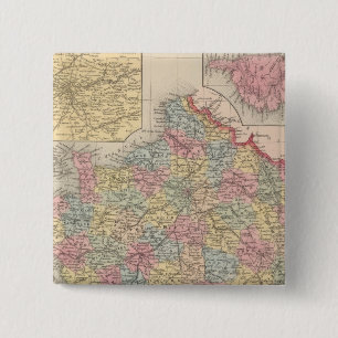 France 10 2 inch square button