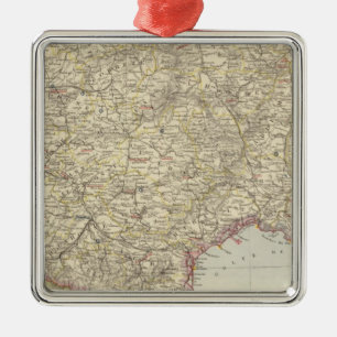 France 12 metal ornament