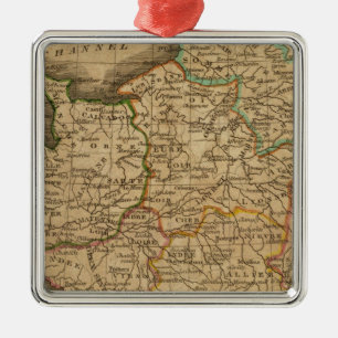 France 13 metal ornament