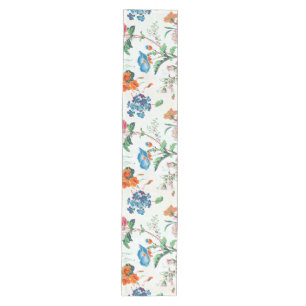 France 1830 Floral Antique Wallpaper Medium Table Runner