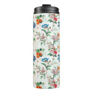 France 1830 Floral Antique Wallpaper Thermal Tumbler