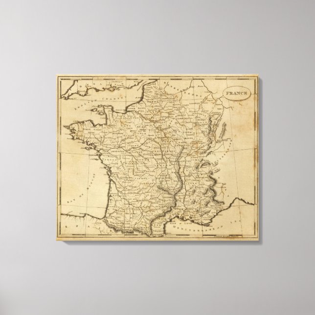 France 18 canvas print (Front)