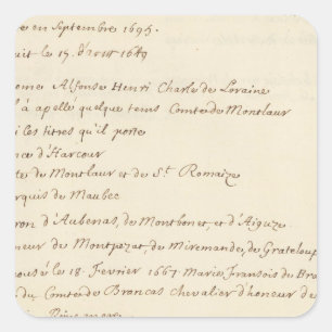 France 20 square sticker