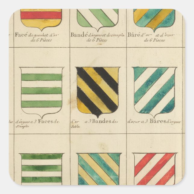 France 22 square sticker (Front)