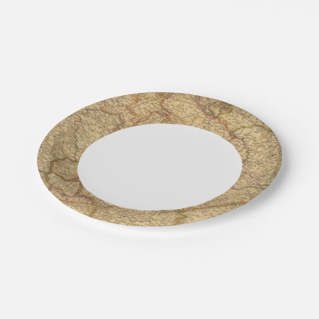 France 23 paper plate (Angled)